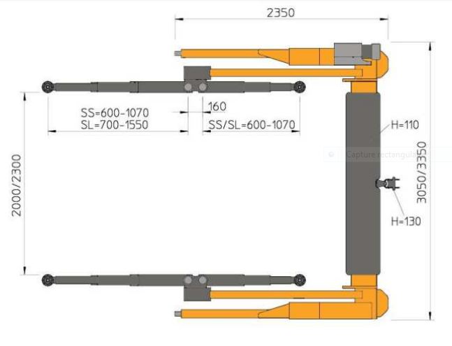 Pont élévateur mobile fhb (3t / sl / 2,3 m)_1