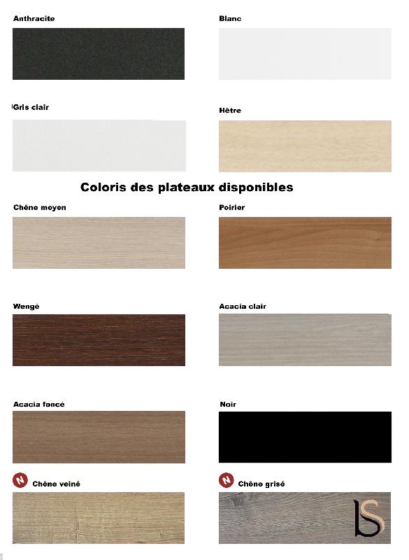 Bureau d'accueil mixte avec PMR Delta Plus - Mobel Linea - Droite, Acacia foncé, 282_2