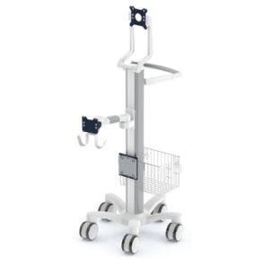 Chariot informatique médical eCart IACS 1 - Pré-configuration Dräger IACS - 25 kg - Ergonoflex_1
