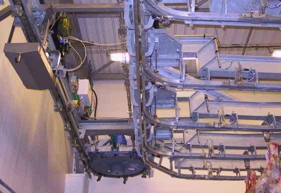 Rail boucherie Couédic Madoré - réseau birail lourd en IPN 80 pour fortes charges_1