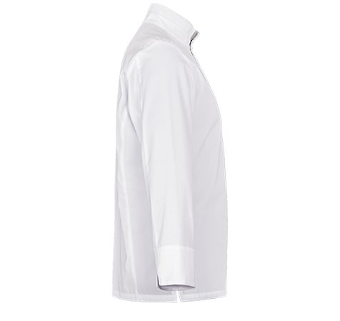 Addict - Veste de cuisine homme - Clément Design - double col montant - fentes côtés - pressions cachées_1