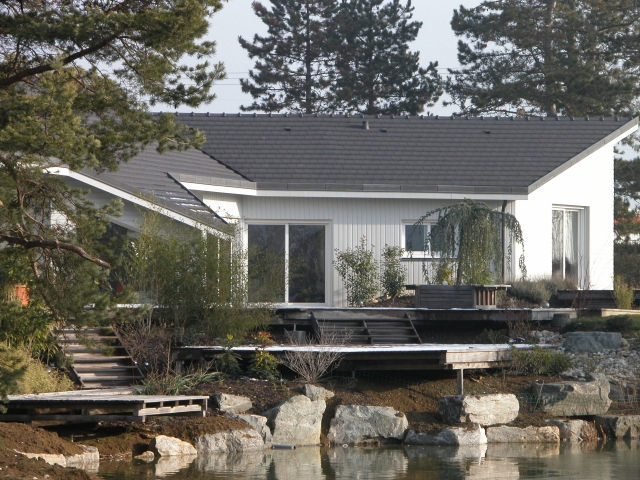 Maison à ossature en bois à étage Charlotte - toit multipente_2