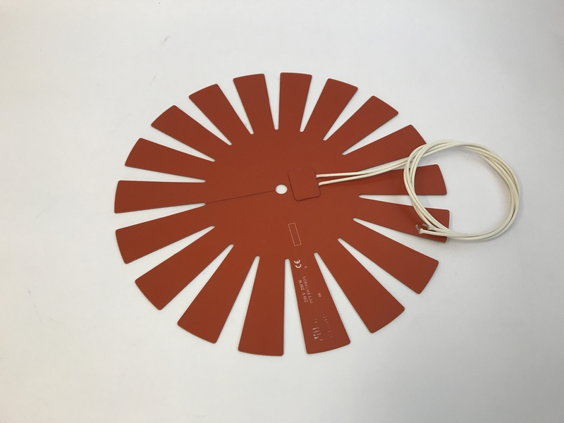 Resistances chauffantes plates sous silicone_1