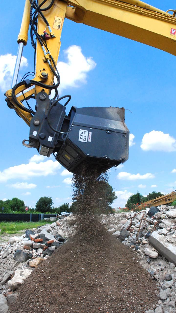 Série DSG - Godets cribleurs VTNeurope - pour pelleteuses de 15 à 35 tonnes et chargeuses de 6 à 19 tonnes_1