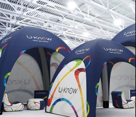 Tente gonflable 3x3m - U -tent 300_1