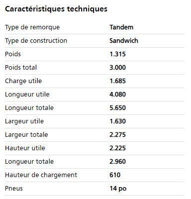 Remorque frigorifique Humbaur TK 30 42 18 - 24 PF80 - charge utile 1685 kg - isolation épaisse - température de -20°C à +10°C_1