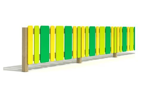 V101 - Clôtures en bois - Colomer - Section 90x90 mm - Revêtement laqué double couche_1