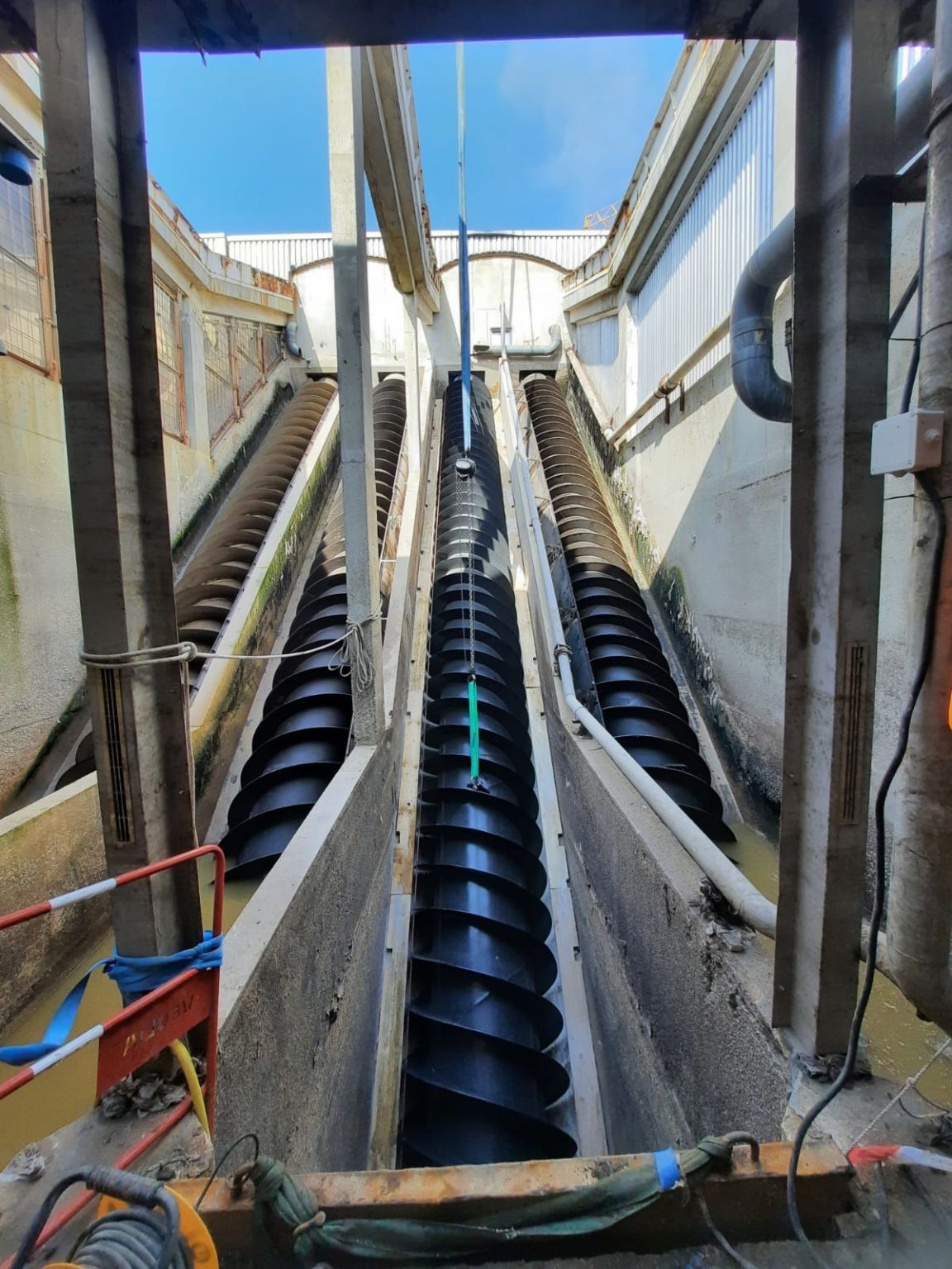 Vis d'Archimède pour station de traitement des eaux usées - AFNOR certification_1