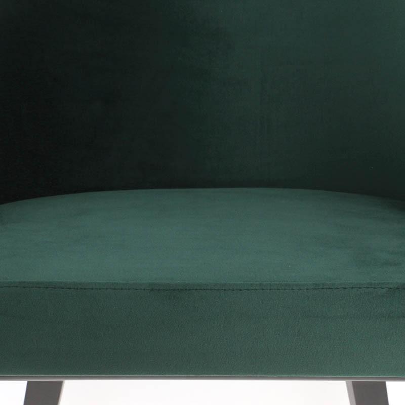 Chaise de bar velours vert Ainhoa - VERT_1