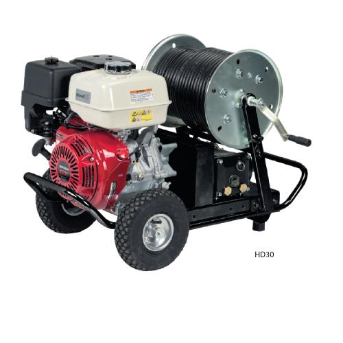 Déboucheur haute pression professionnel pour des travaux dans les habitations et les bureaux - Minijet et HD30_1