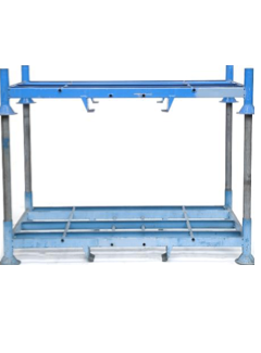 Rack mobile gerbable en acier - démontable avec ou sans chandelles - dimensions externes 2030x1180 mm_1