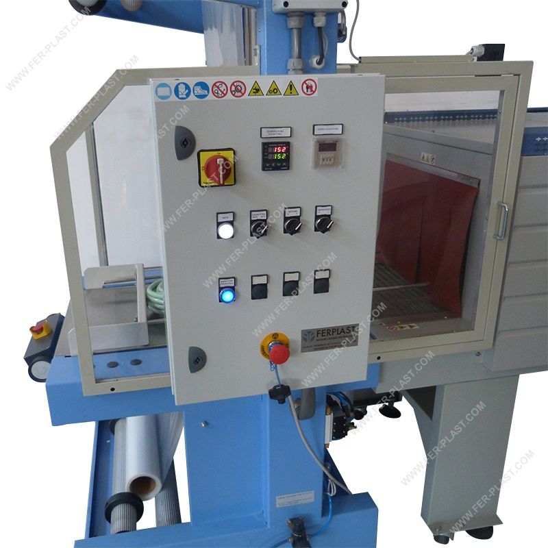 TF 6540 FA - Fardeleuse semi-automatique Ferplast avec tunnel de rétraction BS 5540 - Vitesse d'emballage 8 pcs/min_1