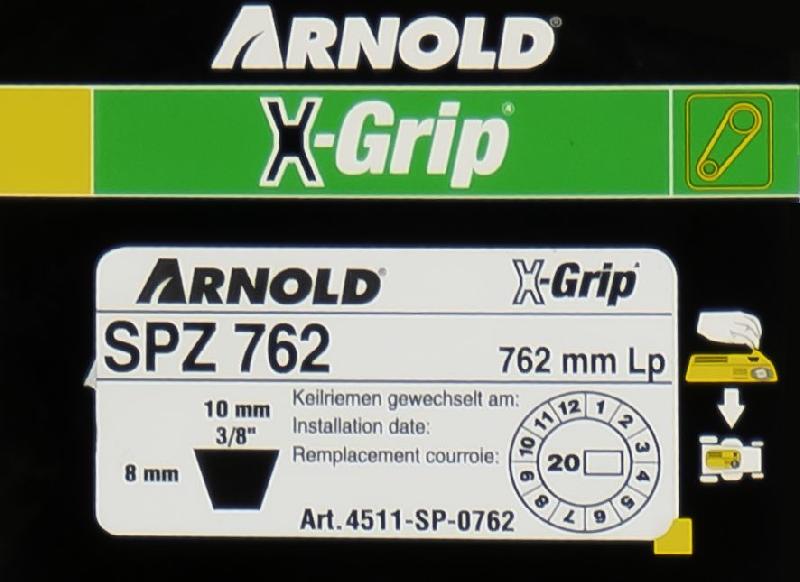 Courroie trapézoïdale X-Grip V - Type SPZ 762_1