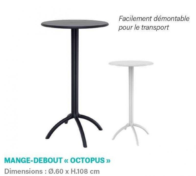 Lot de 8 Manges-Debout - diamètre 60 cm - OCTOPUS_1