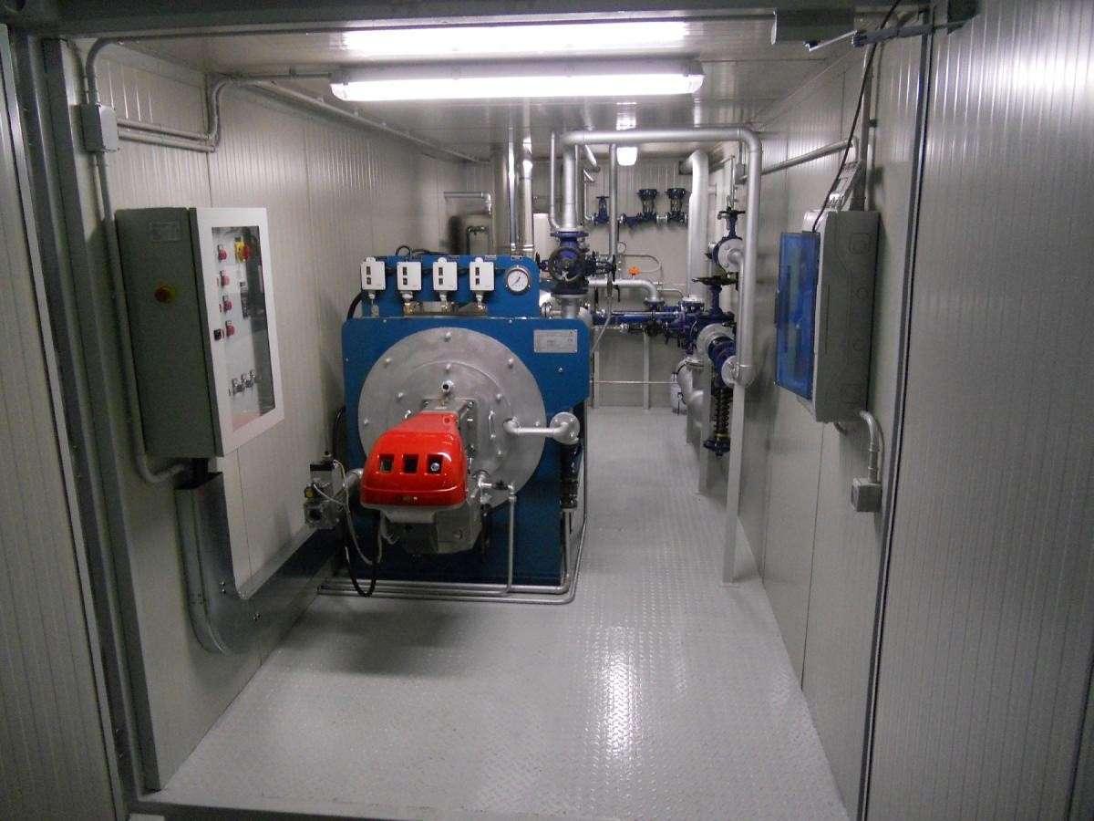 Chaudière vapeur instantanée en container_1