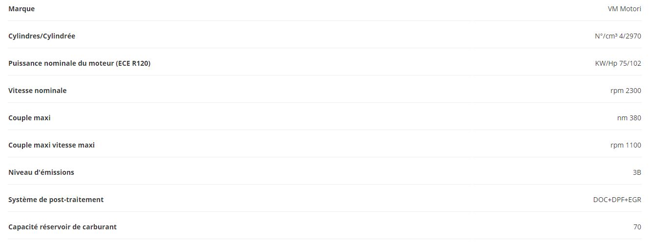 S110 - tracteur agricole - Goldoni - intercooler turbo, traction intégrale, capacité hydraulique 39+61 litres_1