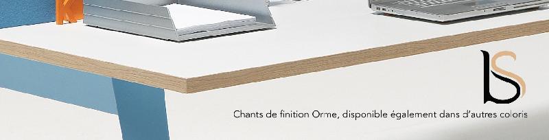 Bureau bench 4 personnes Pigreco - Martex. - Blanc, Blanc, 280_1