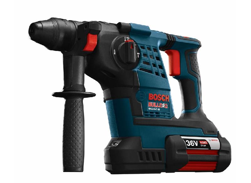 Marteau perforateur Bulldog SDS-Plus® Bosch RH328VC-36K - 36 V, 1-1/8 po, avec contrôle des vibrations et batterie incluse_1