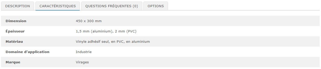 27994 - panneau consignes de sécurité - virages - dimension 450 x 300 mm_1