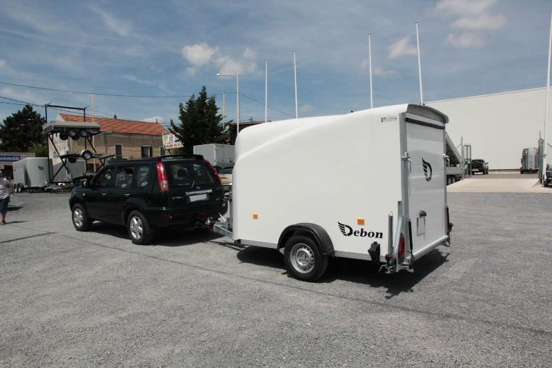 Remorque fermée - debon - cargo p2 blanc_1