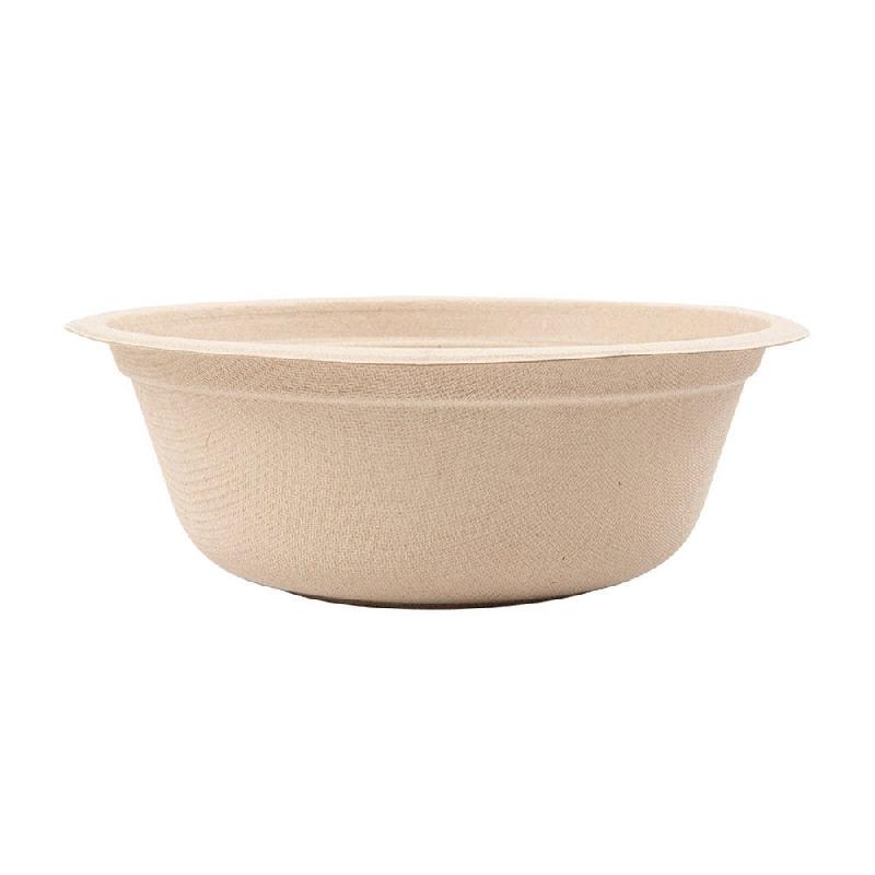 Saladier bagasse naturelle 500cc Ø15,5x5,4cm - par 600_1