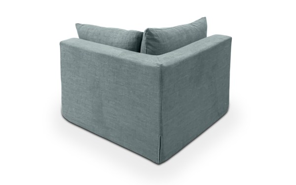 Chauffeuse d'angle Mykonos 100 x 100 cm - Home Spirit - Modulable et déhoussable_1