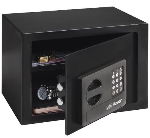 Coffre-fort - Favor S 5 E - serrure électronique programmable - 17,8L, 7kg_0