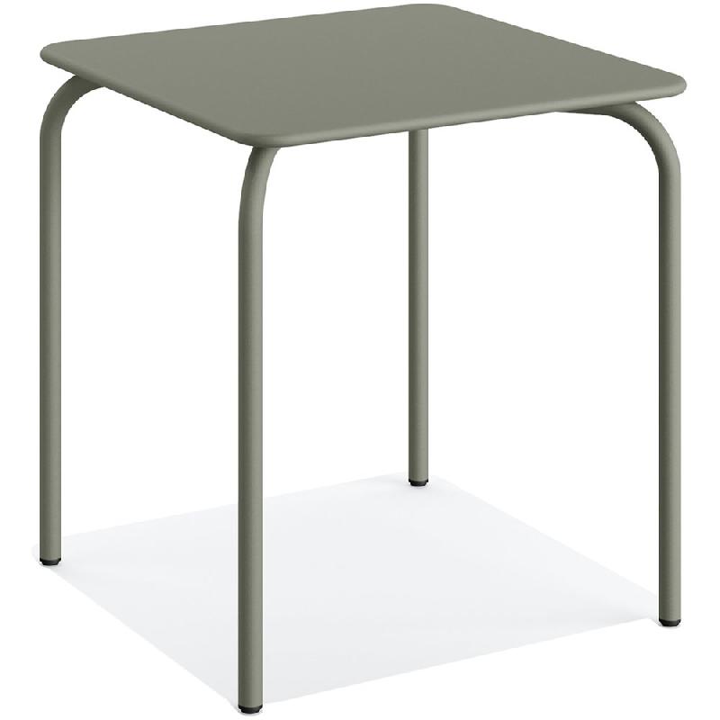 Olly - Table de terrasse carrée Vert_1
