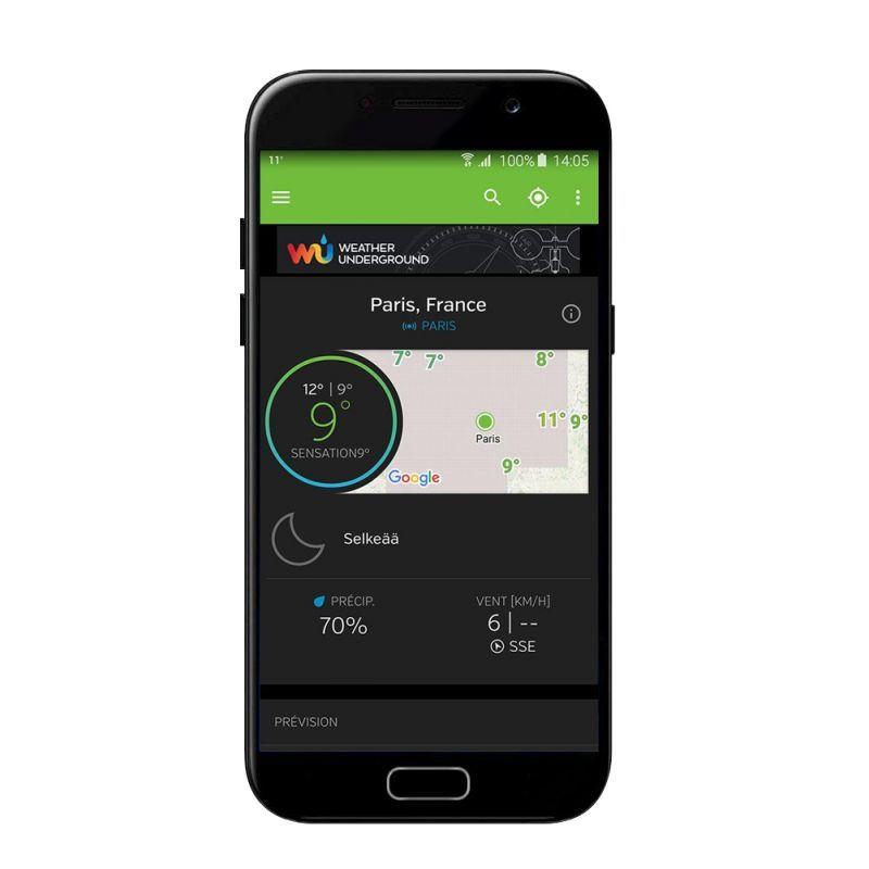 Station météo connectée LCD couleur - mesures complètes : température, hygrométrie, pluviométrie, vent, UV et rayonnement solaire_1