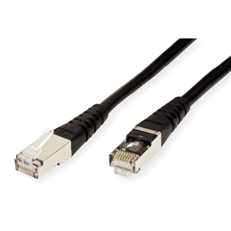 Cordon ROLINE Cat.6 (Classe E) S/FTP (PiMF), noir, 2 m_1