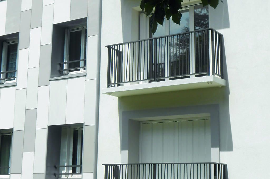 Feria - garde-corps - horizal - en aluminium - avec barreaudage axé_1