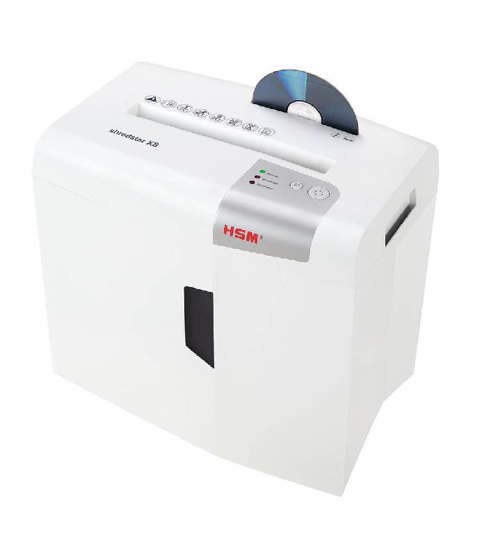 HSM shredstar X8 - Destructeur de papier professionnel - 4,5 x 30mm avec bloc de coupe séparé pour CD_1