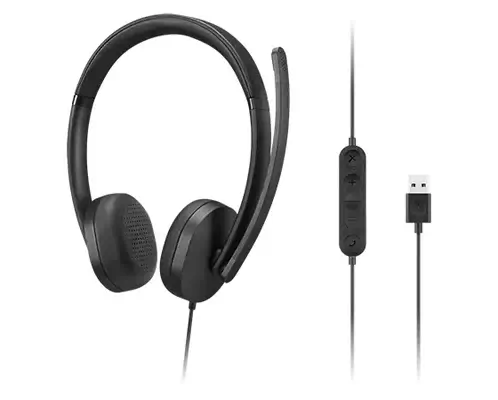 Lenovo 4XD1P83425 casque Avec fil Arceau Appels/Musique USB Type-A Noir_1