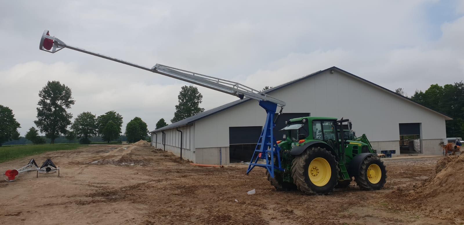 Mixeur à lisier - Mélangeur pour réservoirs jusqu'à 6m de hauteur - Galvanisé à chaud - Hélice 580mm - Longueur 11,3m_1