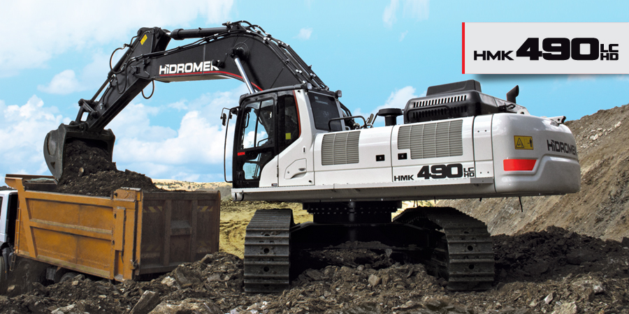 Pelleteuse 51,1t - Hidromek HMK 490 LC HD - moteur Isuzu - faible consommation de carburant_1
