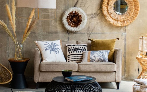 Petit canapé 2 places Austin 120 cm - Home Spirit - Fabriqué en France - Structure en hêtre et mousse HR_1