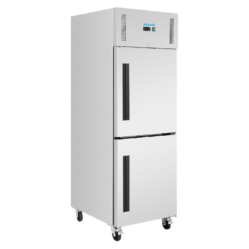 Armoire réfrigérée positive inox GN - 2 portillons - série G - 600L - Polar - PG052_1