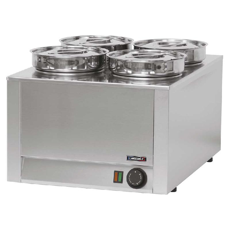 Bain-marie à sauce professionnel 4 cuves - CBMS4 - Casselin | Déstockage neuf_1
