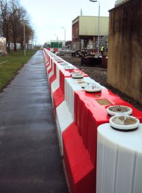 Barrière anti-inondation lestée - réutilisable, adaptable et résistante aux vents forts_1