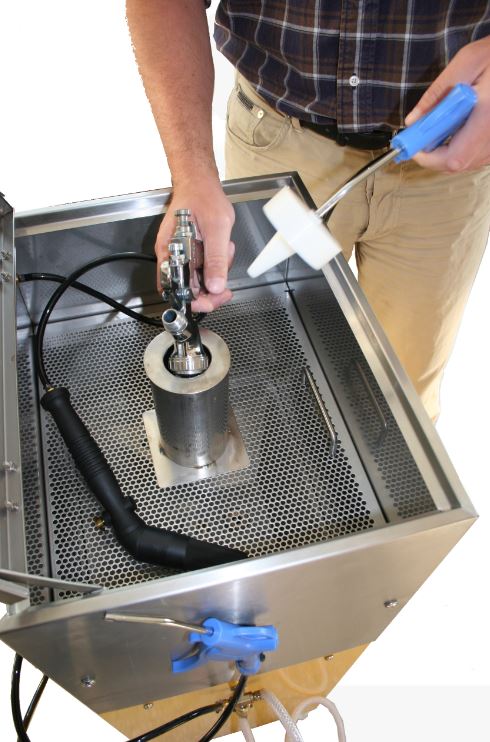 Laveur de pistolet de peinture par aspersion - 2 BMP - pour 2 pistolets - pression d'air : 4 bars_1