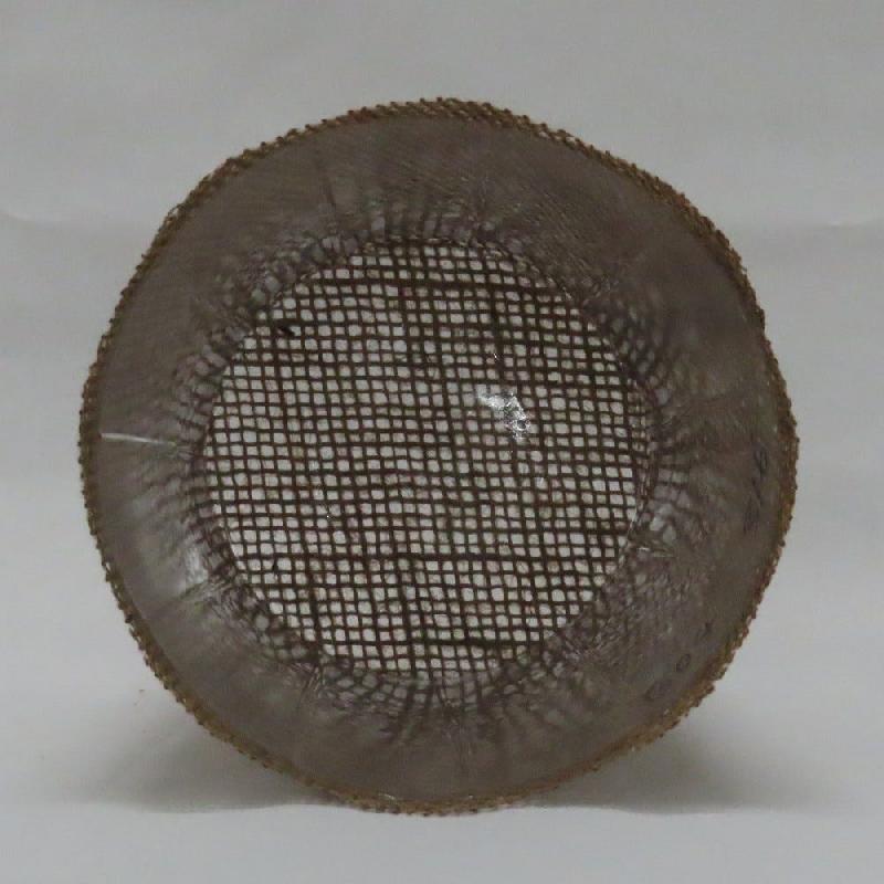 Pot en jute naturel bords dentelés avec interieur PET Ø12,5 H12,5 cm - par 12_1
