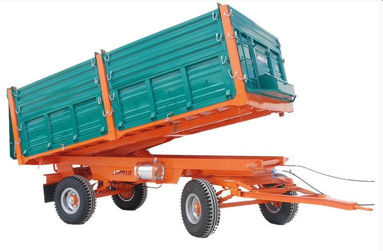 Remorques agricoles à double essieu Abollo - capacité de 5 t à 10 t - maniabilité élevée et basculement personnalisable_1