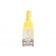 Cordon RJ45 catégorie 6 S/FTP jaune - 0,5 m - blindé cuivre - normes ANSI/TIA 568 & ISO 11801_1