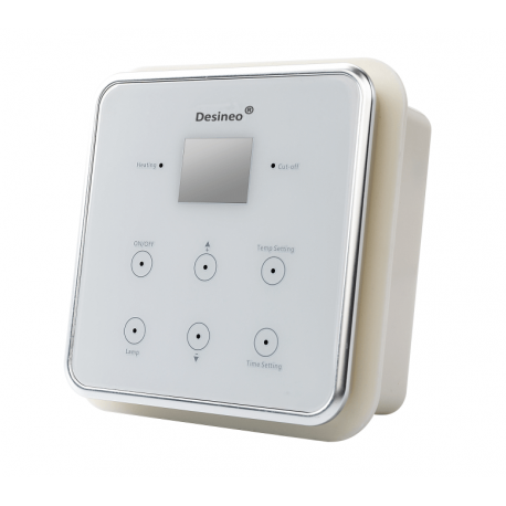 [4kW] Générateur de vapeur pour hammam - Desineo - 4kW - Usage professionnel ou domestique - Vidange automatique - Cuve inox - Pour espaces de 3 à 6 m³_1