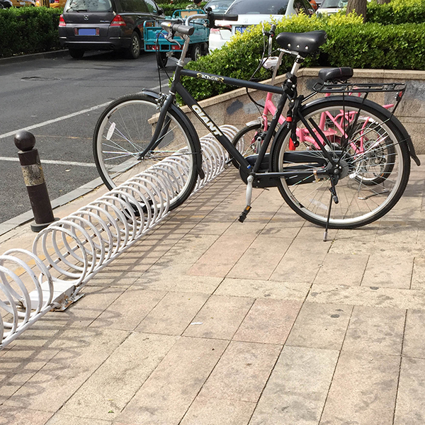 Support 14 vélos - Réf : 226214 - Parking à vélos 14 places, adapté à tous types de pneus_2