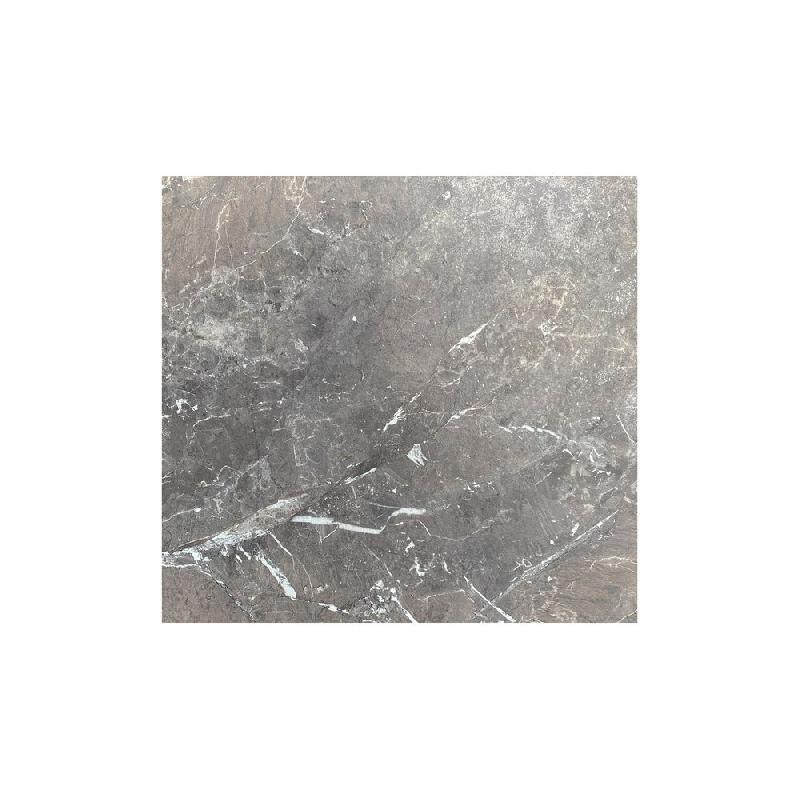 X Cross table de bistrot avec piètement noir + plateau HPL Galaxy Marble 70x70 cm_1