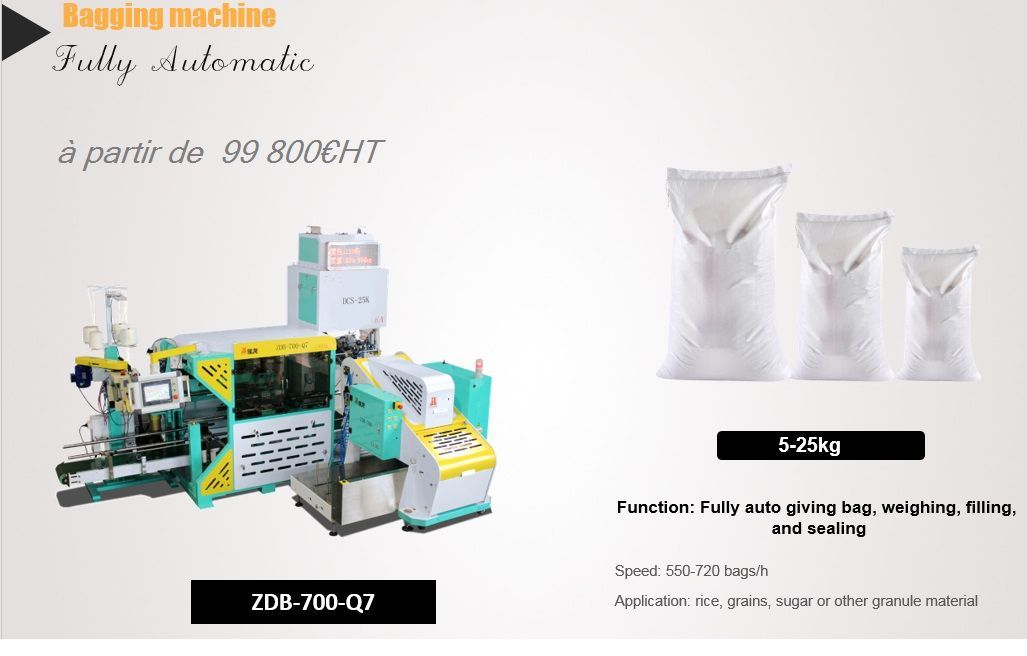 Banc d'ensachage à gueule ouverte - Trémie inox 280L - Dosage 5-50kg - Cadence 300-450 sacs/h_2