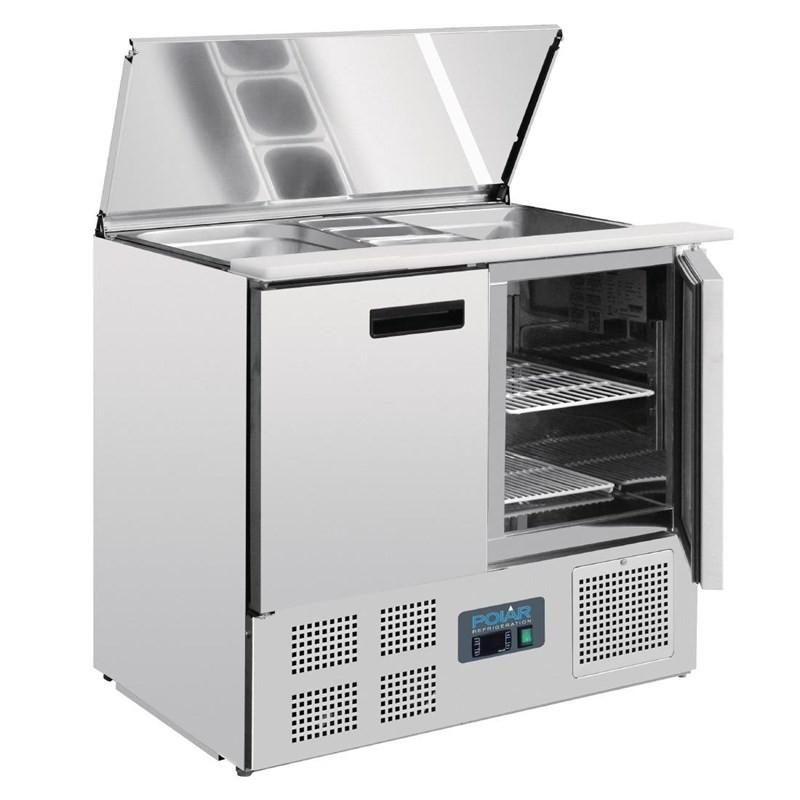 Comptoir à salade réfrigéré 240L GN 1/1 Polar Série G G606 Polar_1