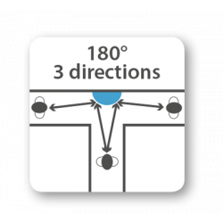 Miroir hémisphérique 1/4 de sphère WP Signalisation - Sécurité intérieure et extérieure, différentes dimensions_1