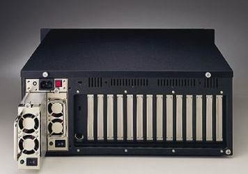 Rack 4U silencieux Advantech ACP-4000BP-30F - accès façade avant sécurisé avec alarme sonore et visuelle, alimentation 300W et fond de panier PICMG_1